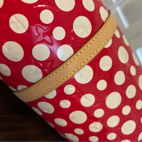 LOUIS VUITTON Vernidot Dot Infinity Papillon 30 Yayoi Kusama Tote Bag Red NEW! - Picture 11 of 14
